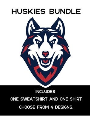 BUNDLE - HUSKIES SHIRT + SWEATSHIRT