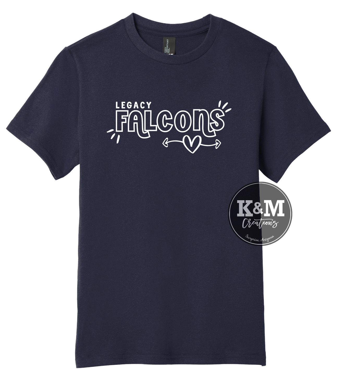 Legacy Falcons Retro Heart