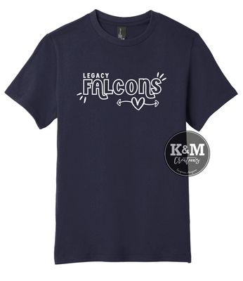 Legacy Falcons Retro Heart