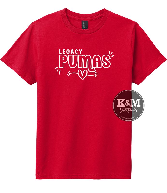 Legacy Pumas Retro Heart