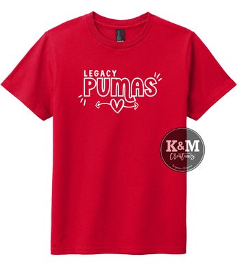 Legacy Pumas Retro Heart