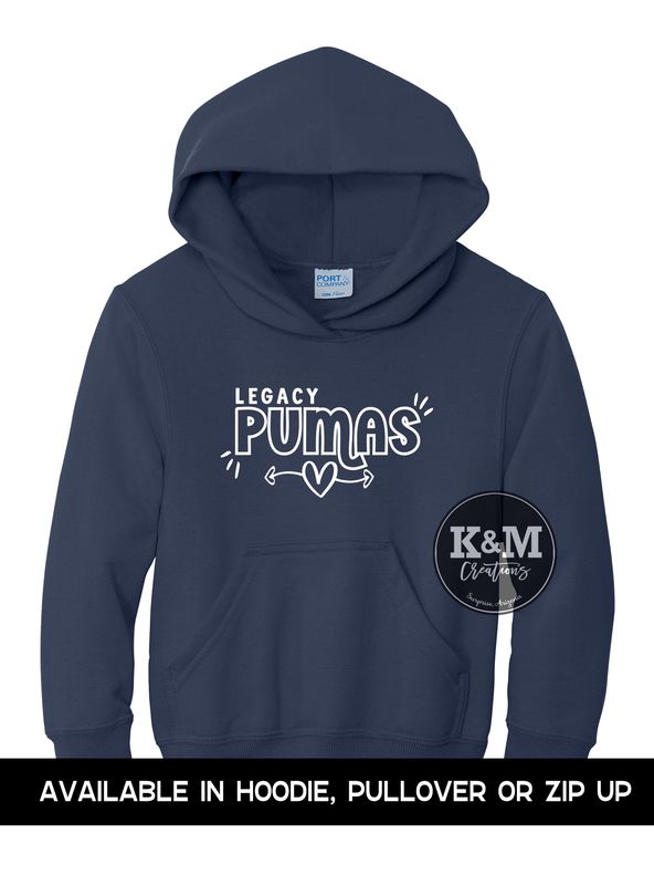SWEATSHIRT Legacy Pumas Retro Heart