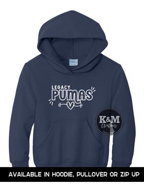 SWEATSHIRT Legacy Pumas Retro Heart