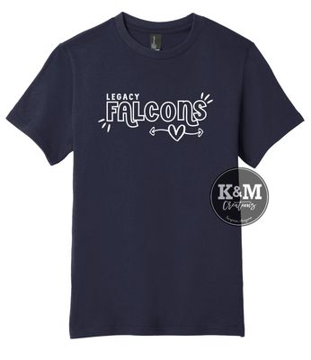 Legacy Falcons Retro Heart