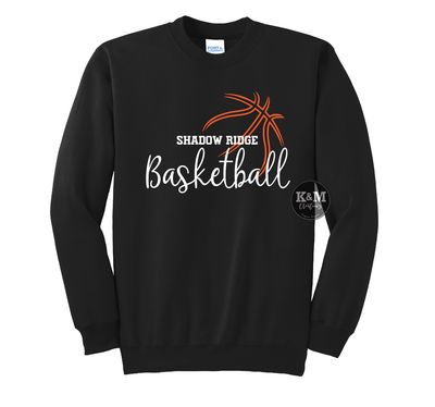 SWEATSHIRT - Shadow Ridge Basketball Outline