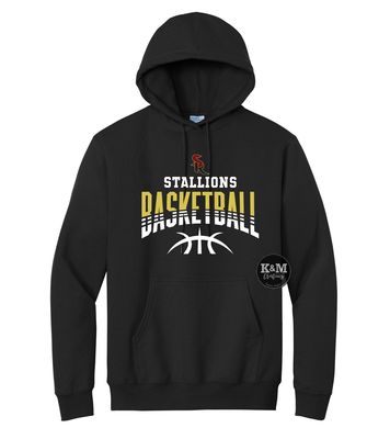 SWEATSHIRT - Shadow Ridge Basketball Over Ball