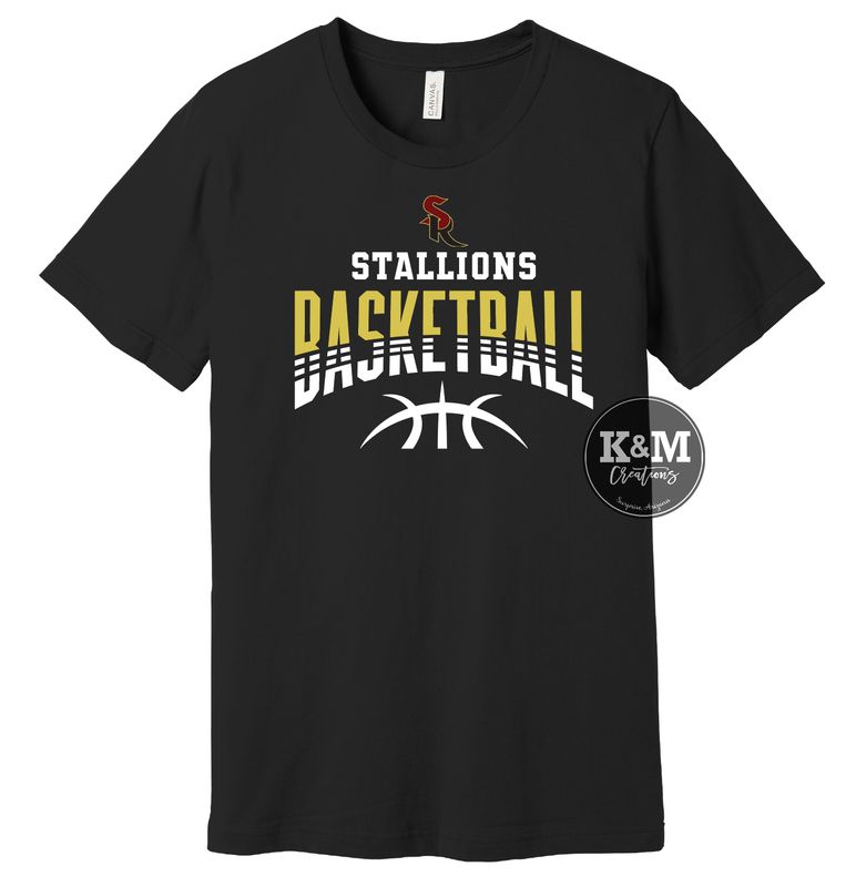 SRHS - Stallions Basketball Over Ball