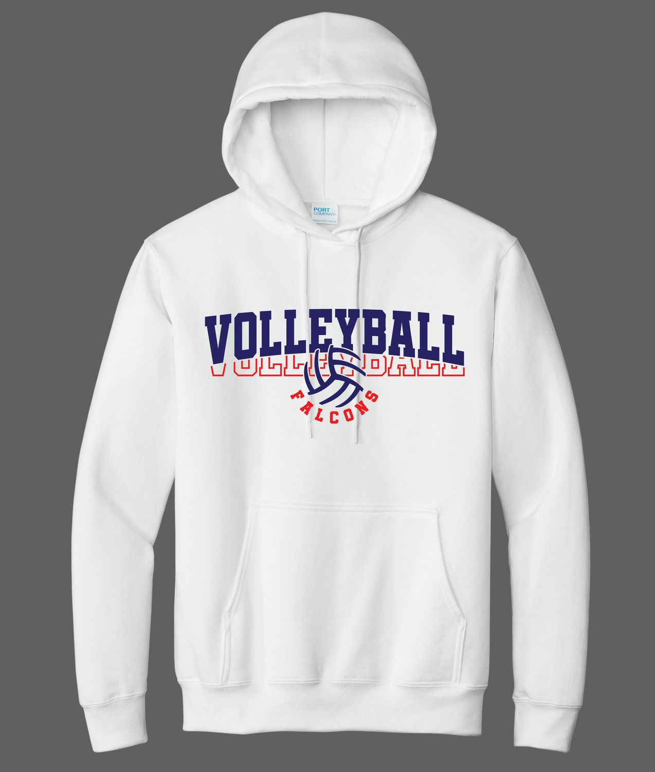 Falcons Volleyball Sweatshirt - White