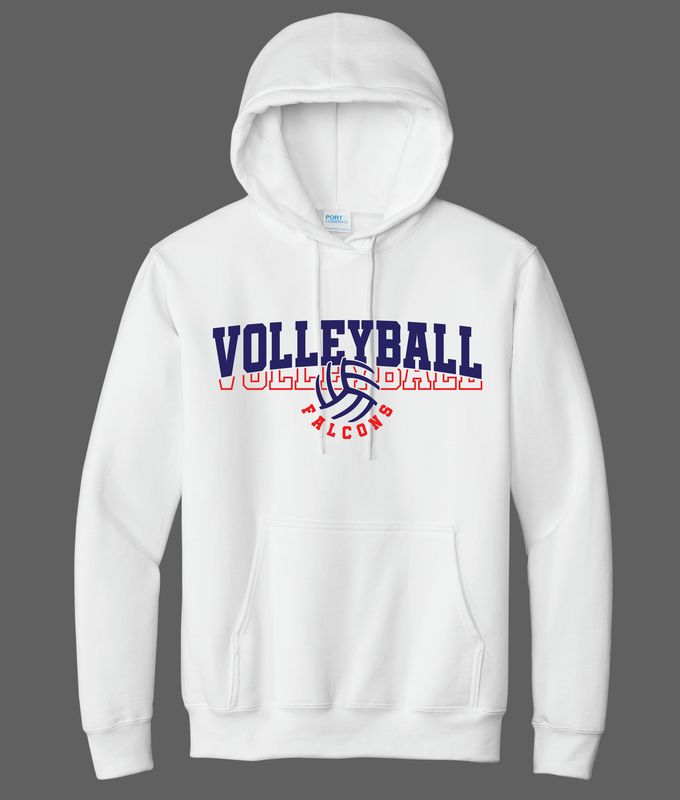 Falcons Volleyball Sweatshirt - White