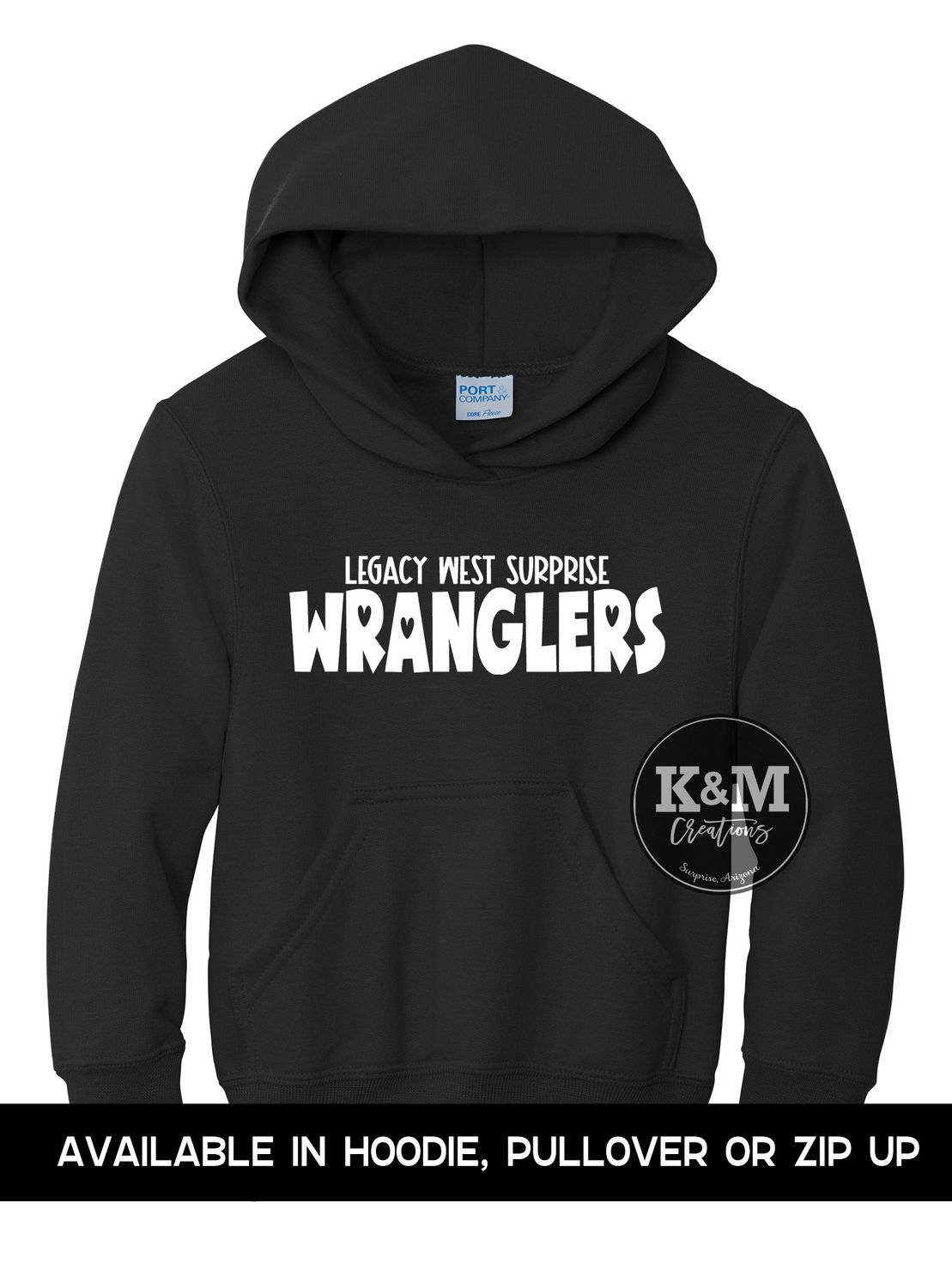 SWEATSHIRT Legacy Wranglers Bubble Heart