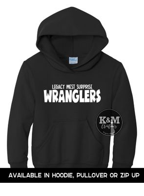 SWEATSHIRT Legacy Wranglers Bubble Heart