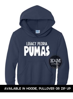 SWEATSHIRT Legacy Pumas Bubble Heart