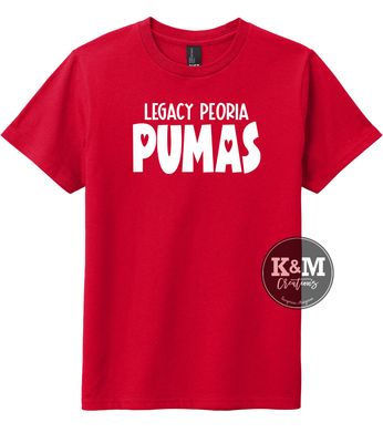 Legacy Pumas Bubble Heart