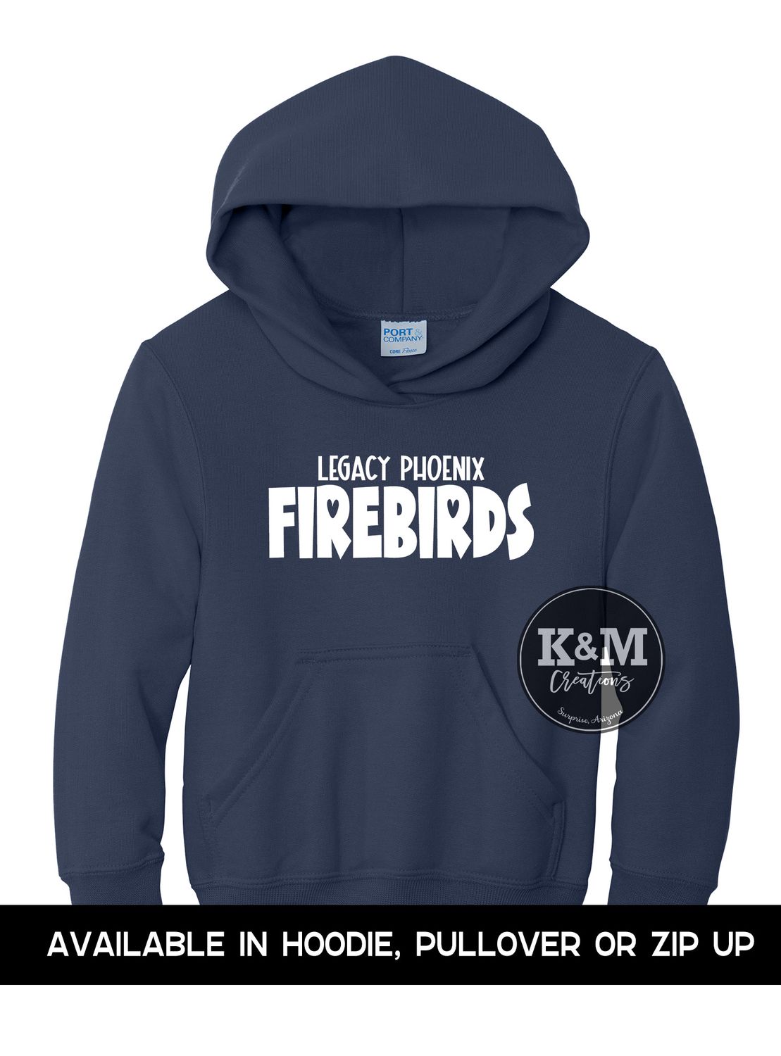 SWEATSHIRT Legacy Firebirds Bubble Heart