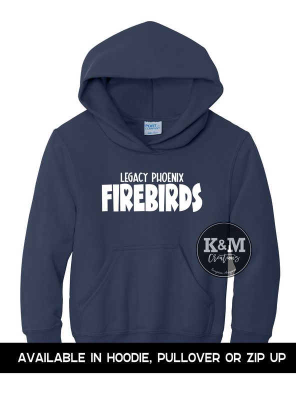 SWEATSHIRT Legacy Firebirds Bubble Heart