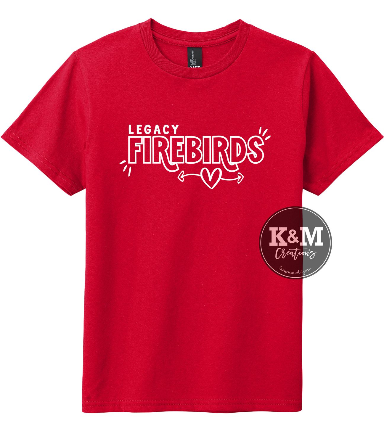 Legacy Firebirds Retro Heart