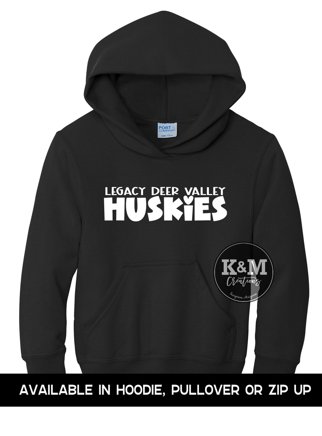 SWEATSHIRT Legacy Huskies Bubble Heart