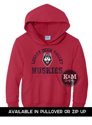 SWEATSHIRT Huskies Distressed