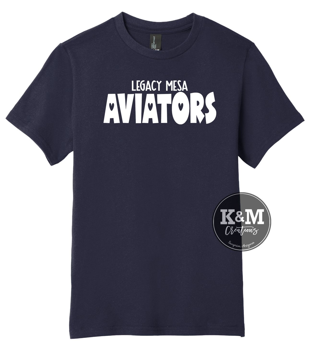 Legacy Aviators Bubble Heart