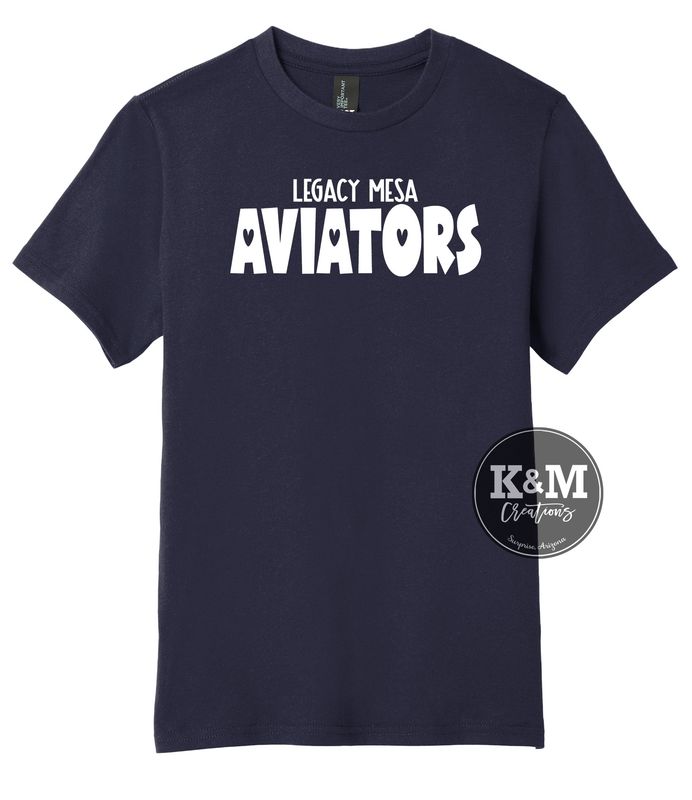 Legacy Aviators Bubble Heart