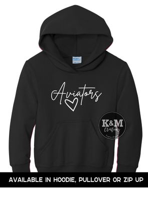 SWEATSHIRT Legacy Aviators + Heart