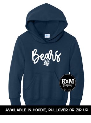 HLS SWEATSHIRT - Bears Script