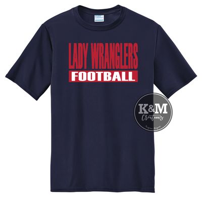 Lady Wranglers Flag Football Blue