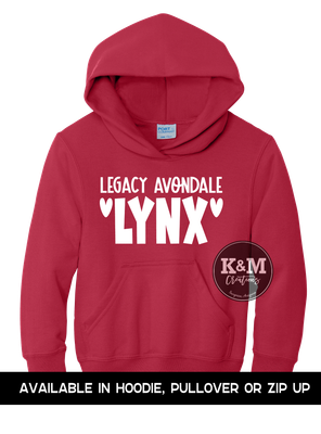 SWEATSHIRT Legacy Lynx Bubble Heart