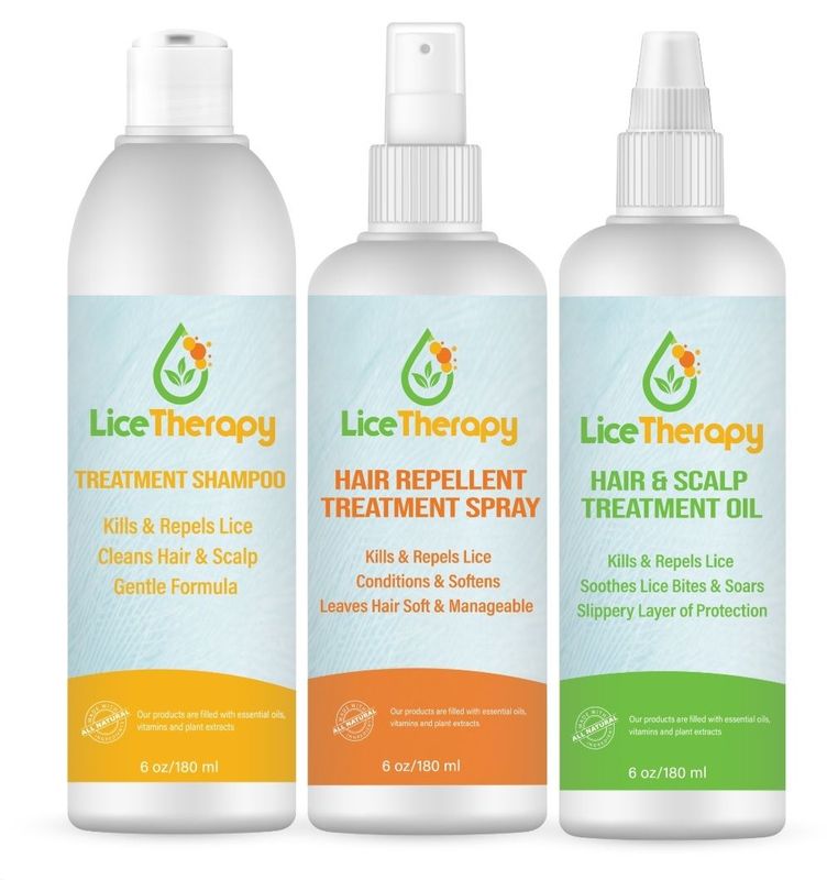 Lice Therapy’s Premium Hair Repellent Treatment Products