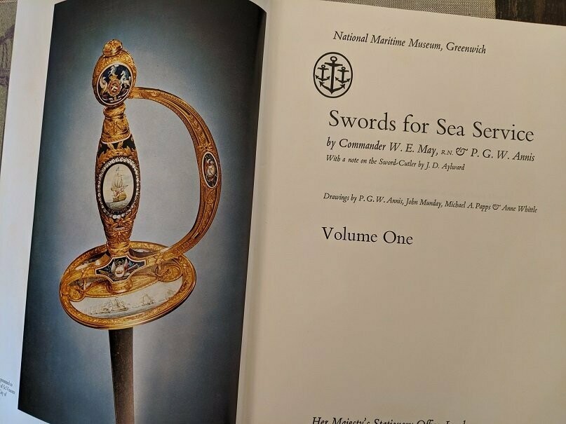 Swords for Sea Service by May & Annis - 2 Volume set