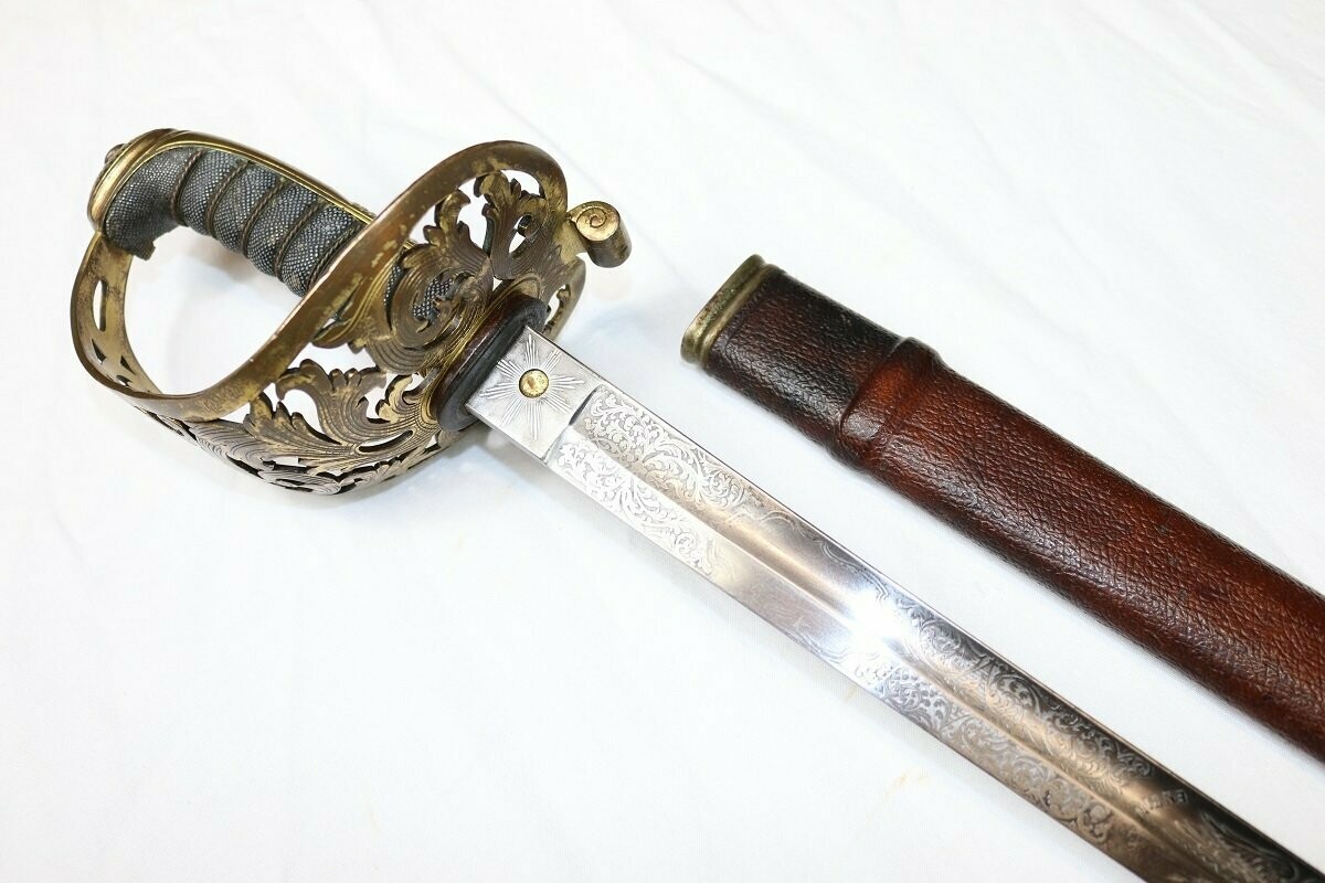 Victorian Gloucestershire Volunteer Engineers 1857 Pattern Officer's Sword