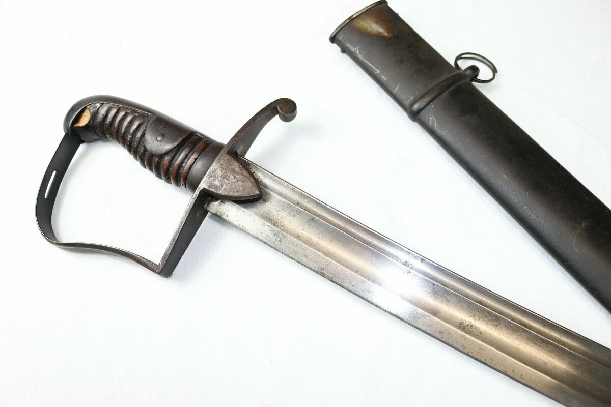 Scarce Osborn & Gunby Clipped-Point Light Cavalry Sword