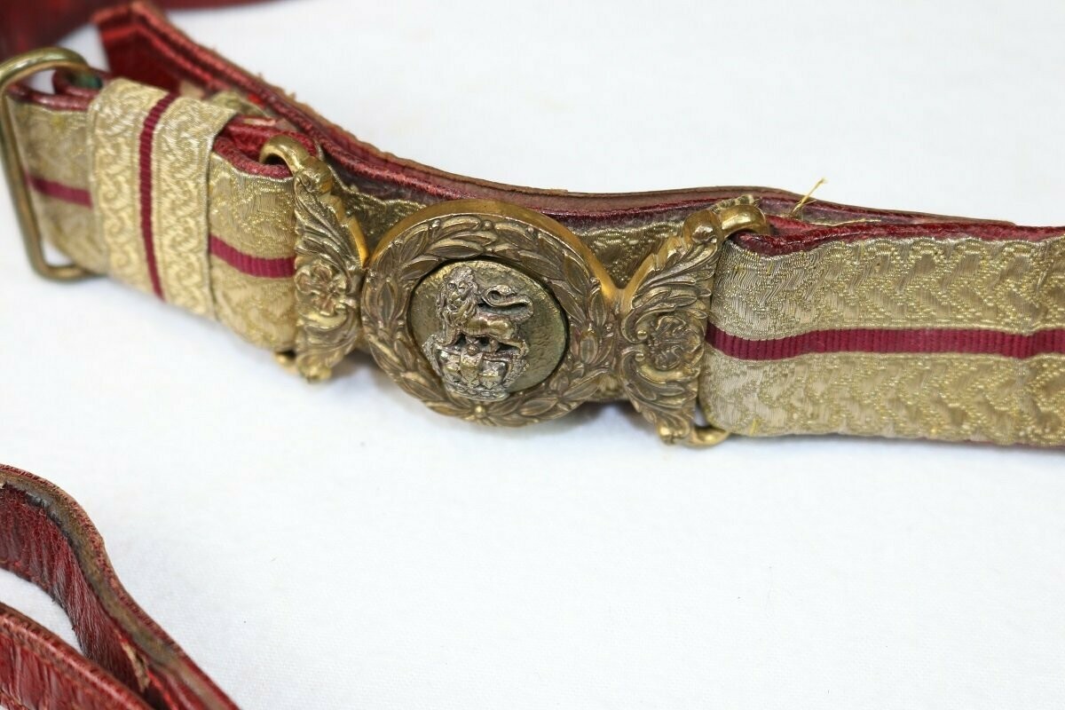 Victorian Officer's Sword Belt