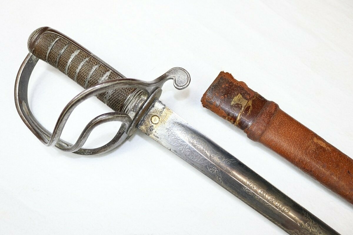 Wilkinson 4th Hussars Patent Solid Hilt Sword to Named Officer with Winston Churchill Connection