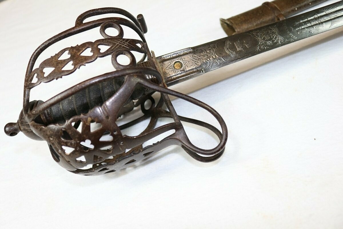 Named Wilkinson Highland Broadsword carried at the Battle of Tel-el-Kebir