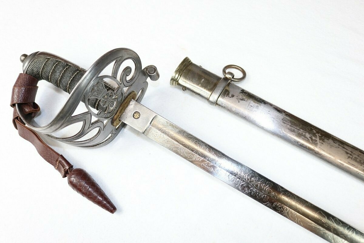 Named Drill Prize Sword for Lancashire Rifles 1878