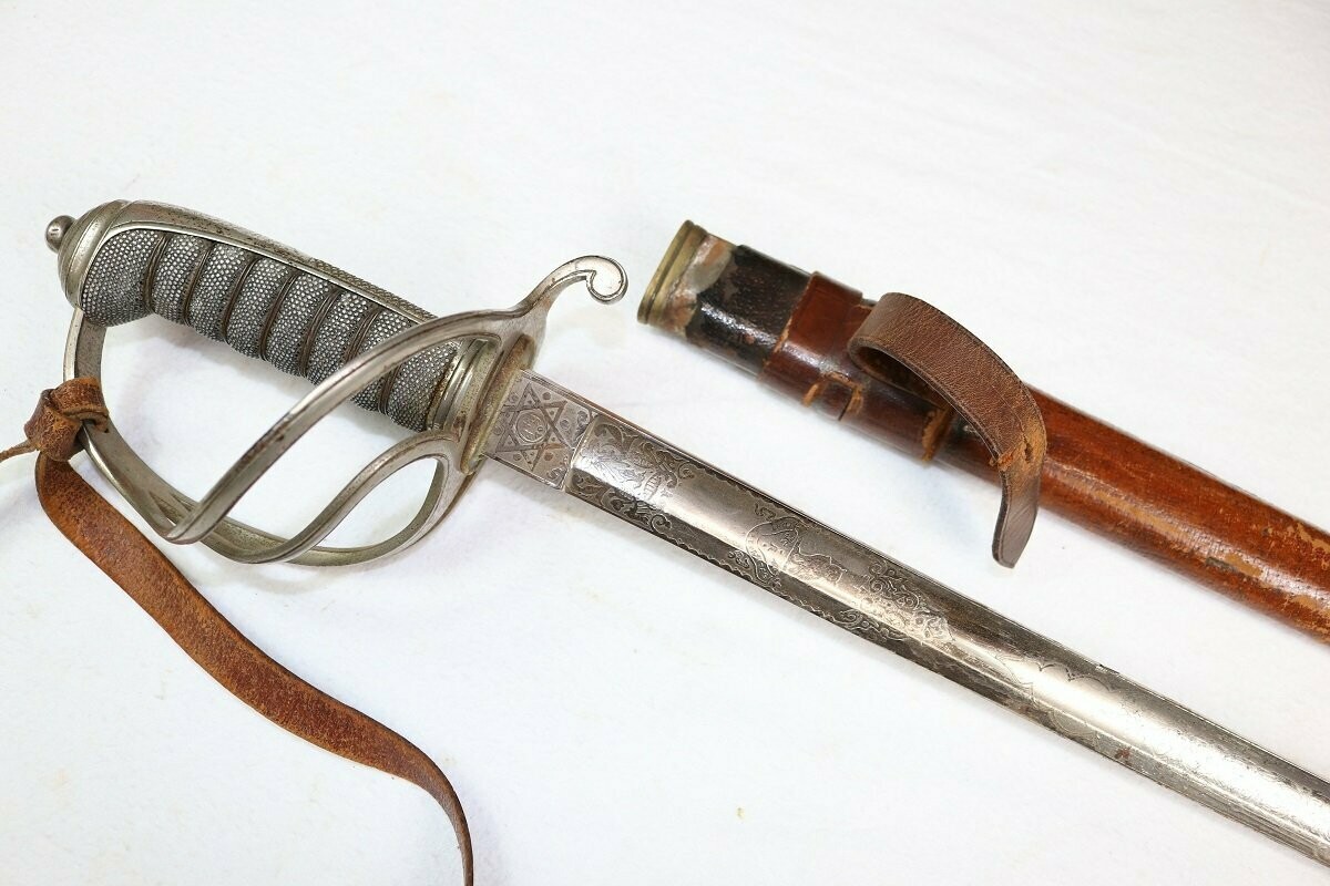 Victorian 1st Lincoln Volunteer Artillery Officer's Sword