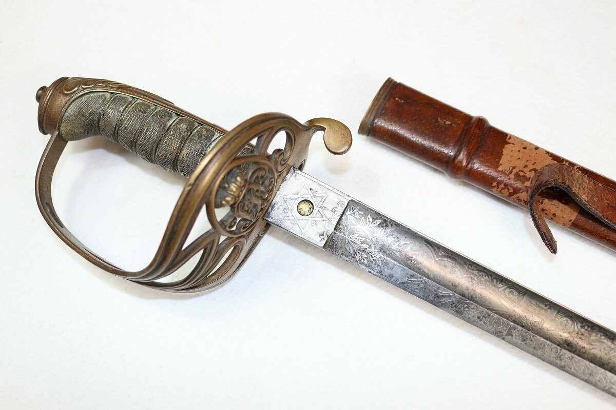 Late-Victorian Infantry Officer's Sword By WKC, With Officer's Initials