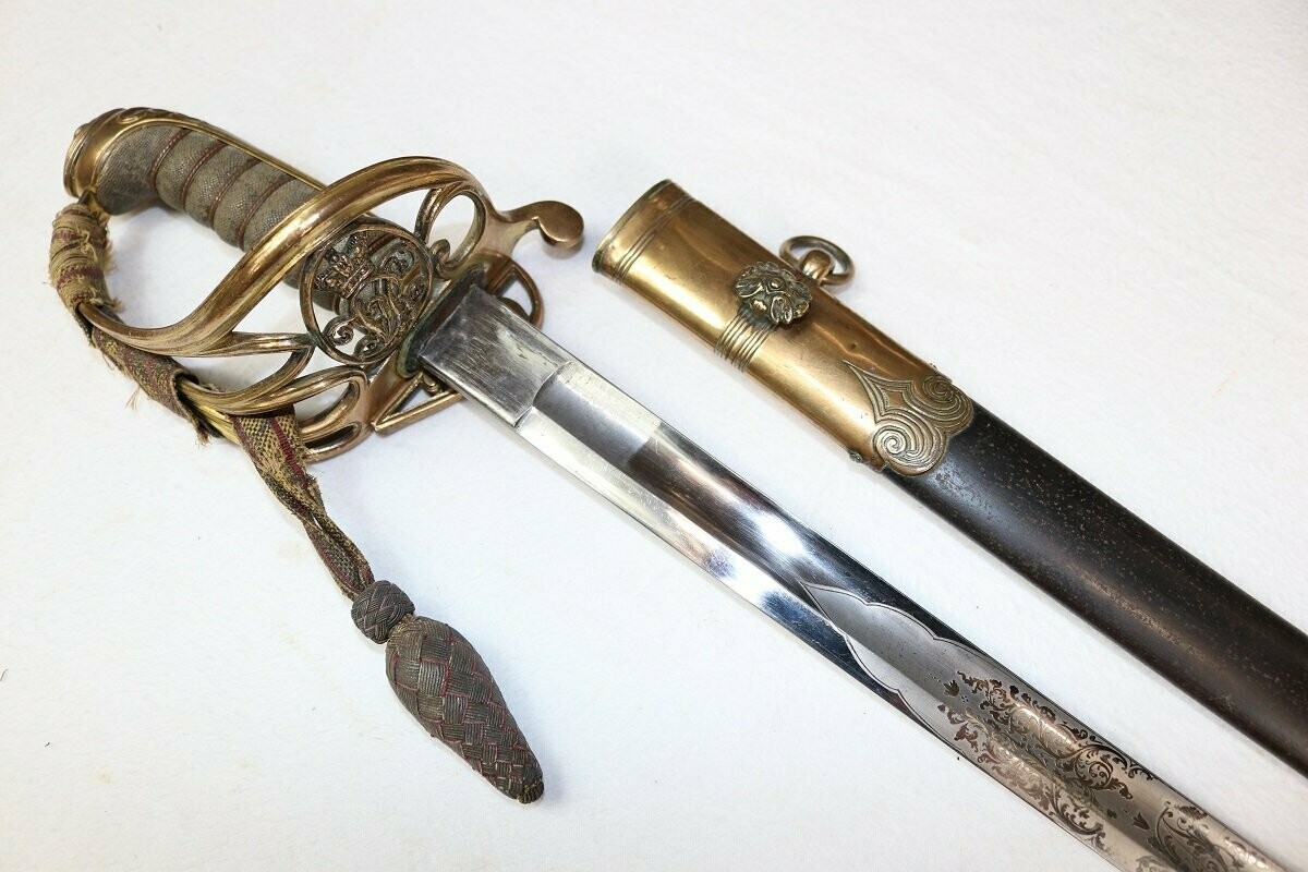 Mid-19thC Infantry Officer's Sword By Dudley With Rare Features