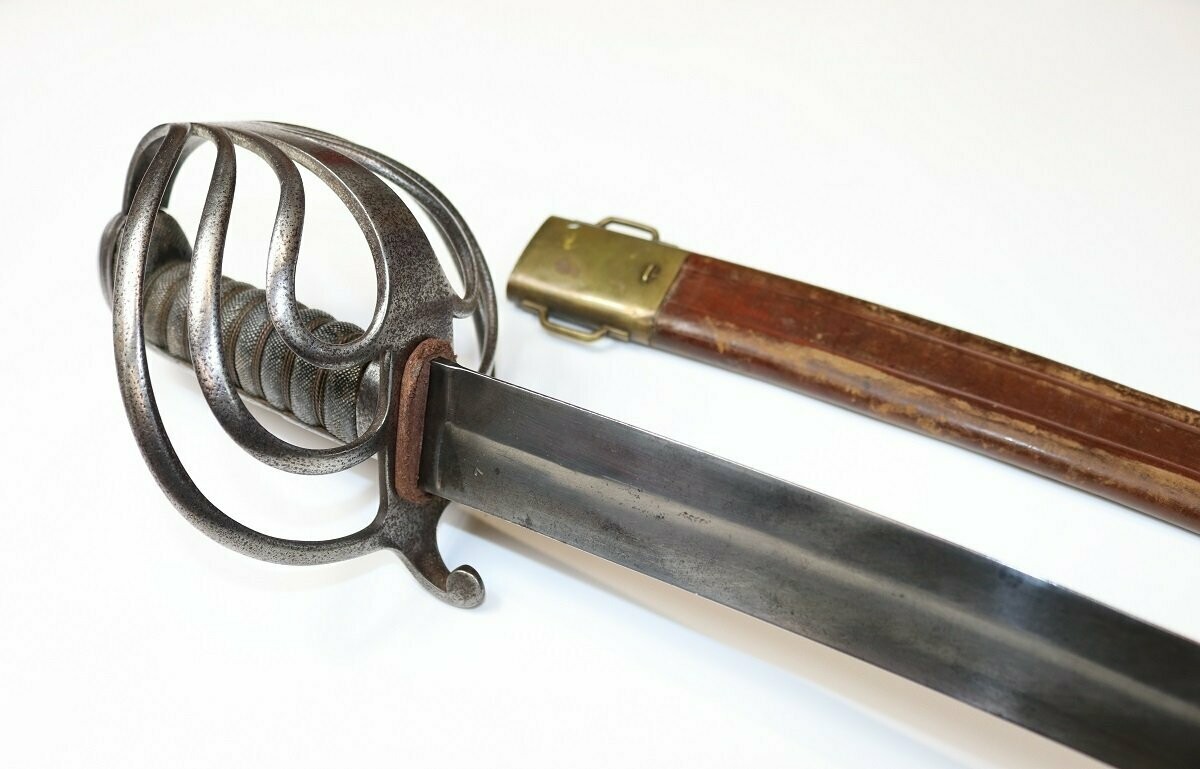 Very Rare Symmetrical 7 Bar Indian Army Cavalry Sabre