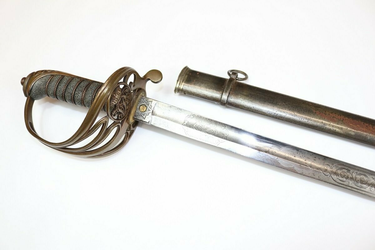 Mid-Victorian Infantry Officer's Sword by Wilkinson with Officer's Initials