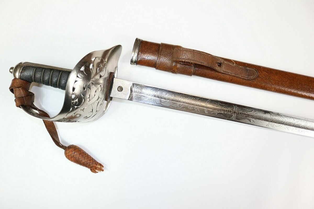 Wilkinson Royal Engineers Sword for Brigadier General D.S.O. Winner