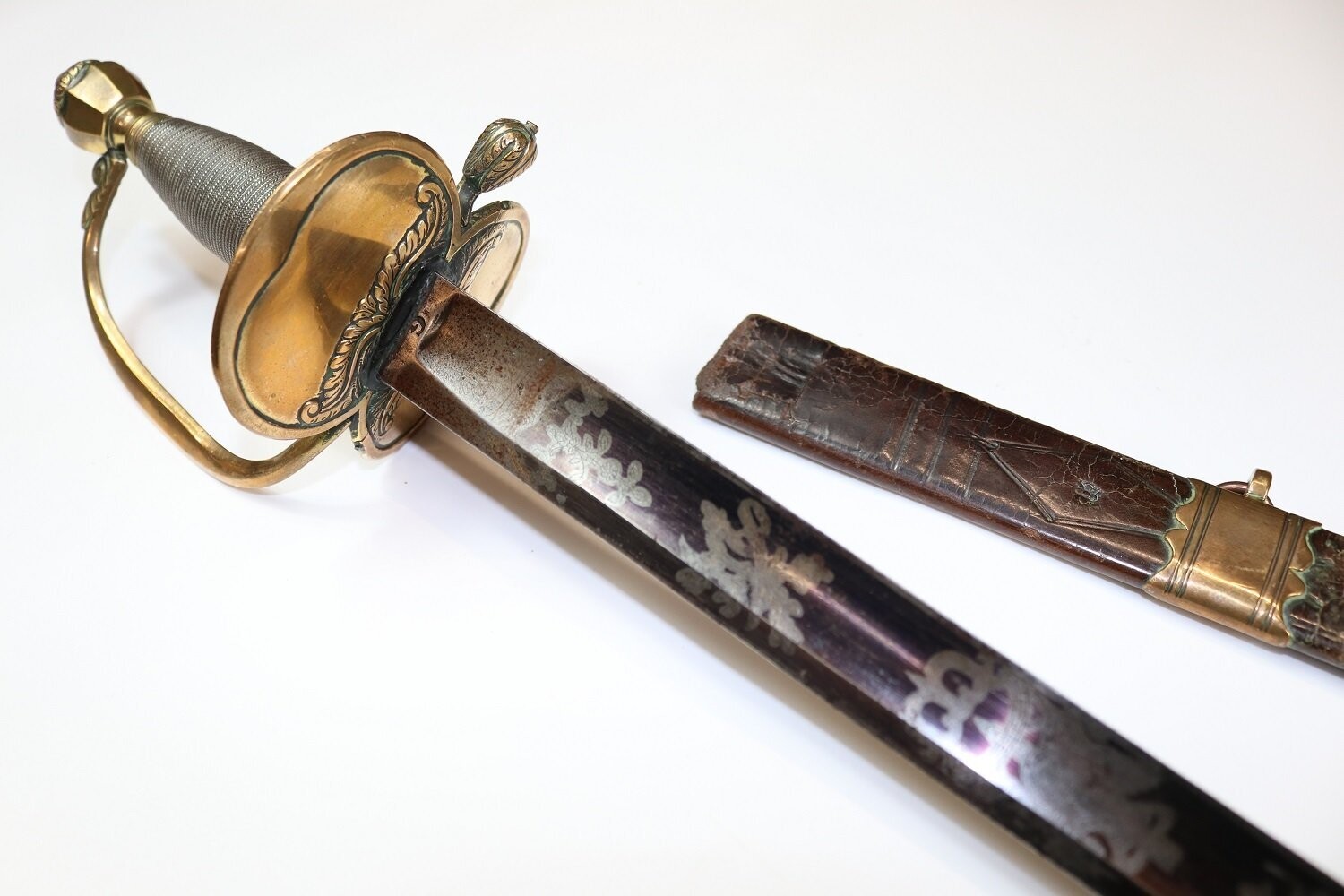 Osborn 1796 Pattern Infantry Officer's Spadroon with Blued Blade