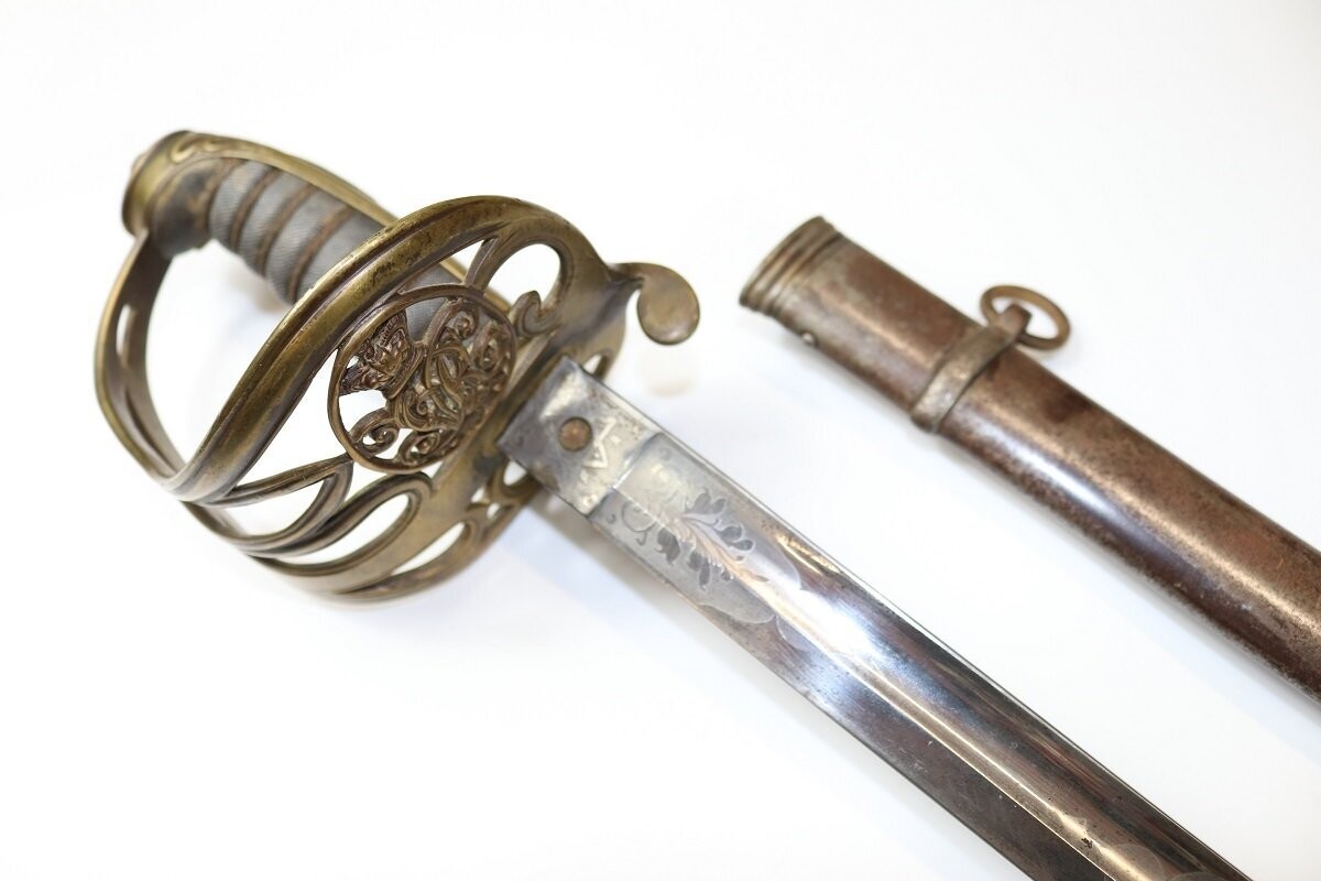 Victorian British Indian Infantry Officer's Sword by Ranken