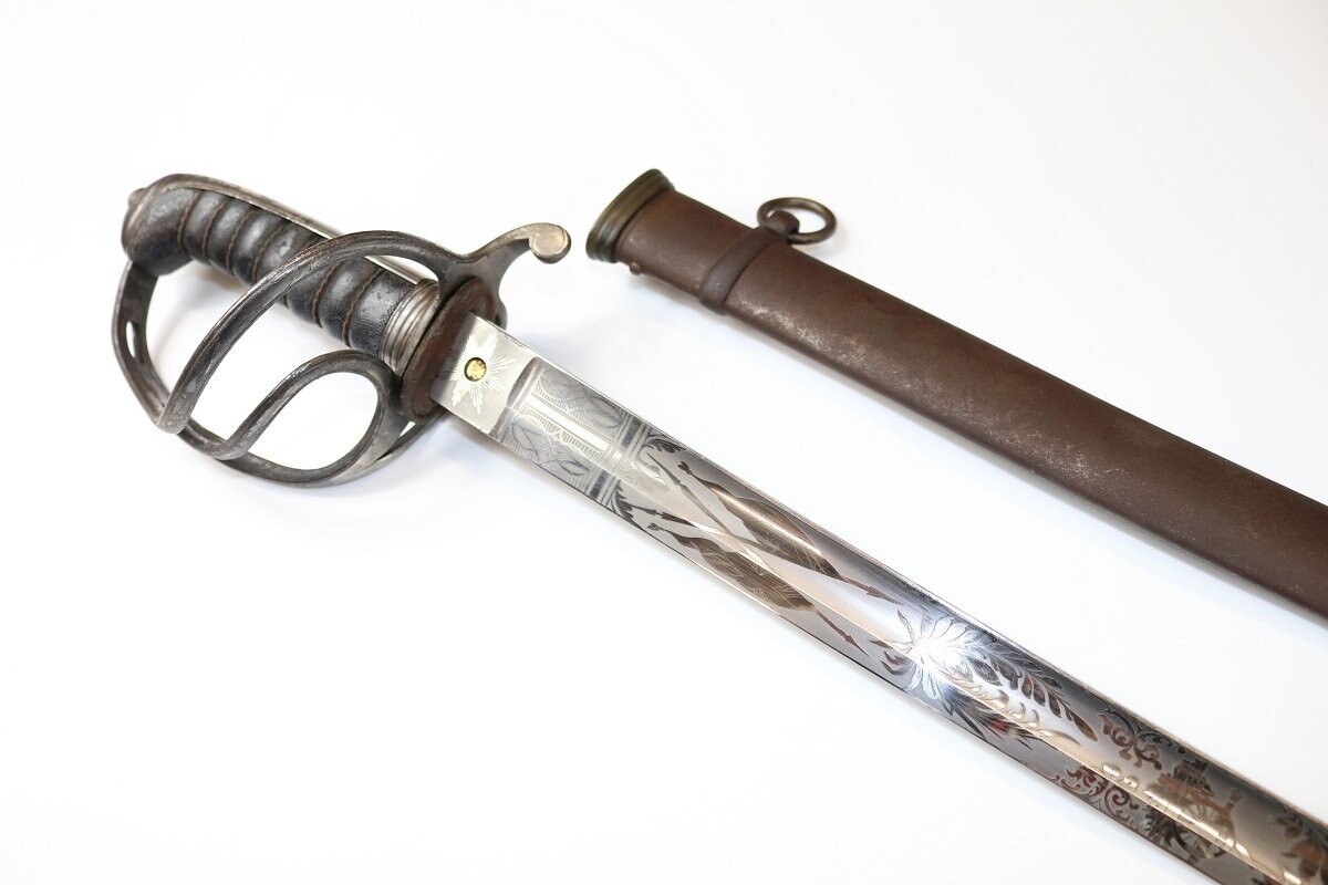 Excellent Lancashire Artillery Officer's Sword Named to Lieut-Colonel