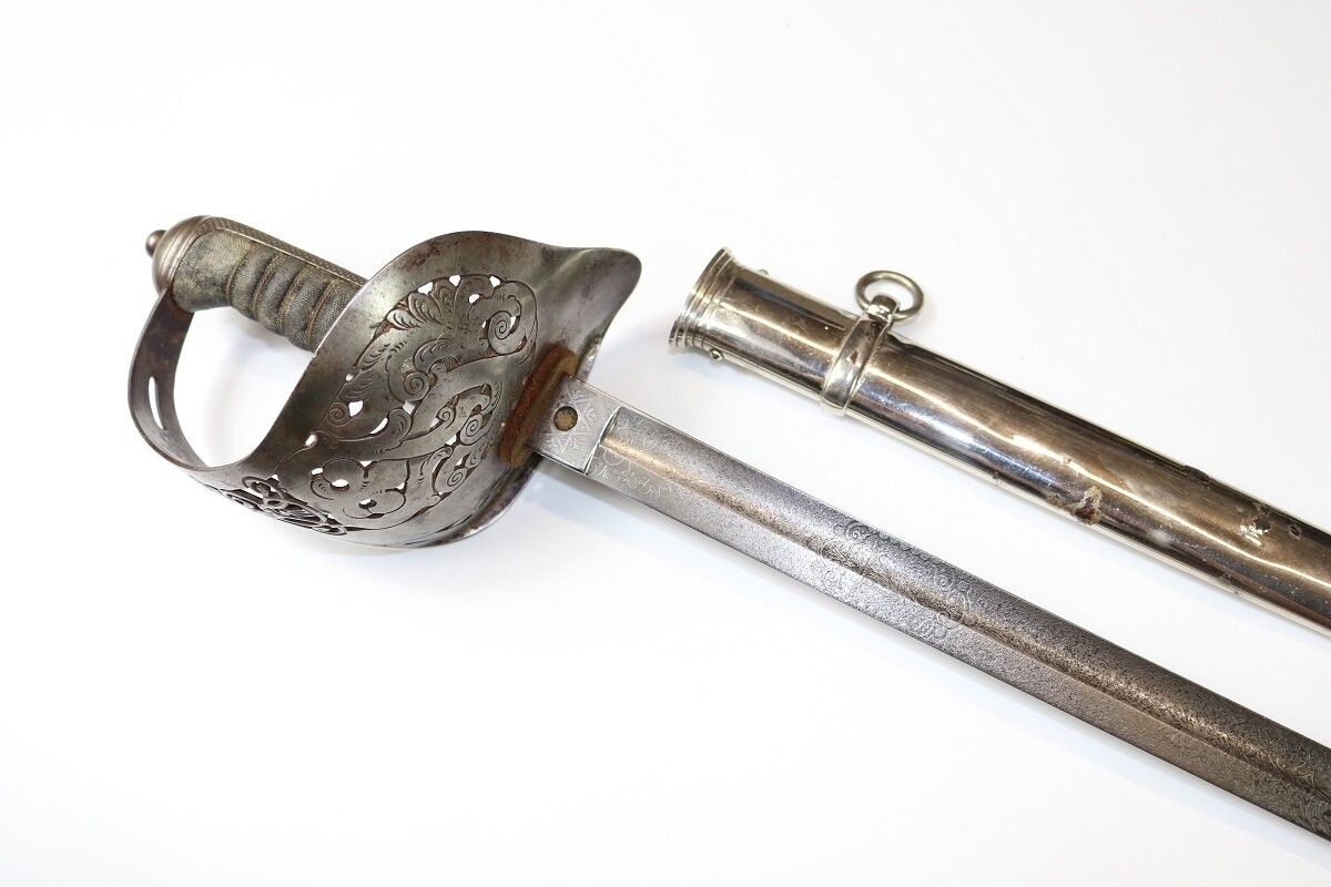 Victorian Volunteer Engineers Sword With Edward VII 1897P Hilt