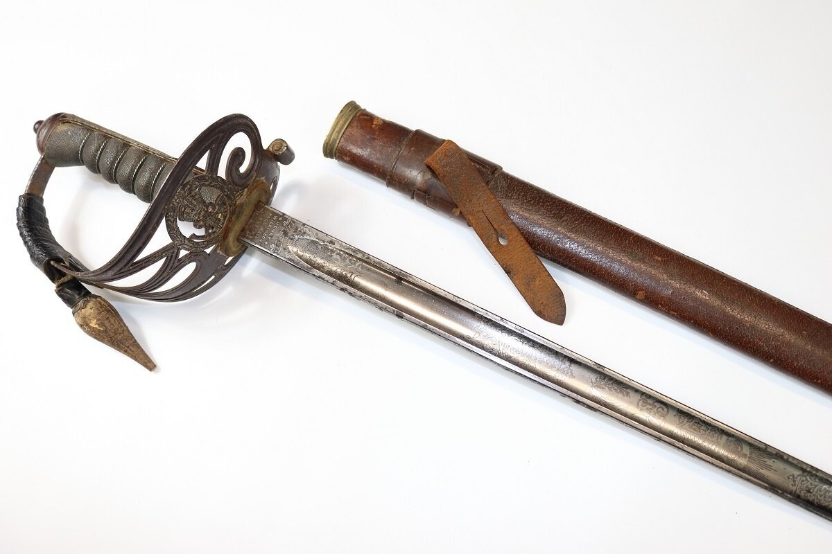 WW1 Rifle Brigade Sword, By Wilkinson, To Named Officer