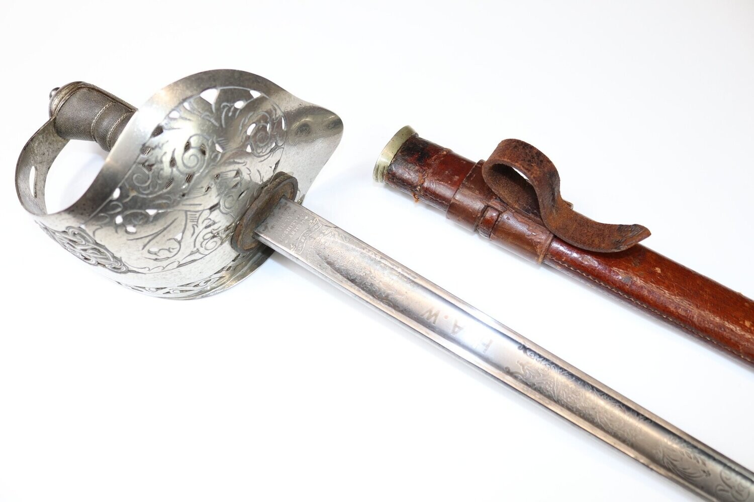 George V Wilkinson Infantry Officer's Sword to Indian Army Officer
