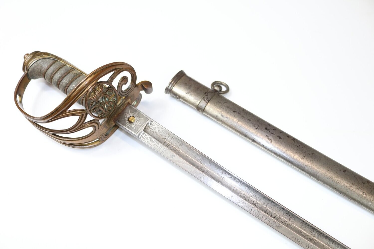 Rare Scottish Rifle Volunteers Officer's Sword
