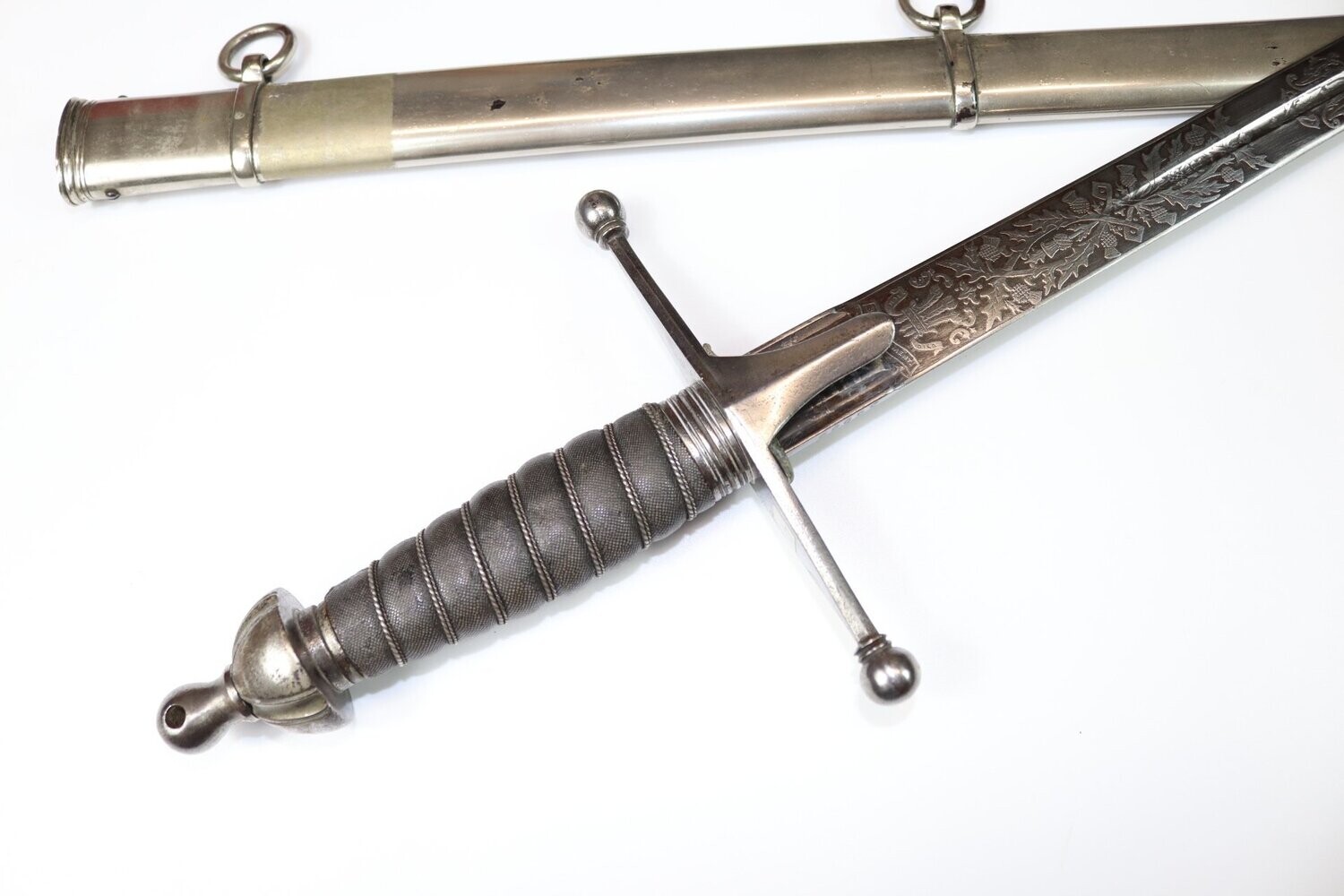 Named Wilkinson Highland Light Infantry Officer's 'Claymore', Mentioned in Despatches